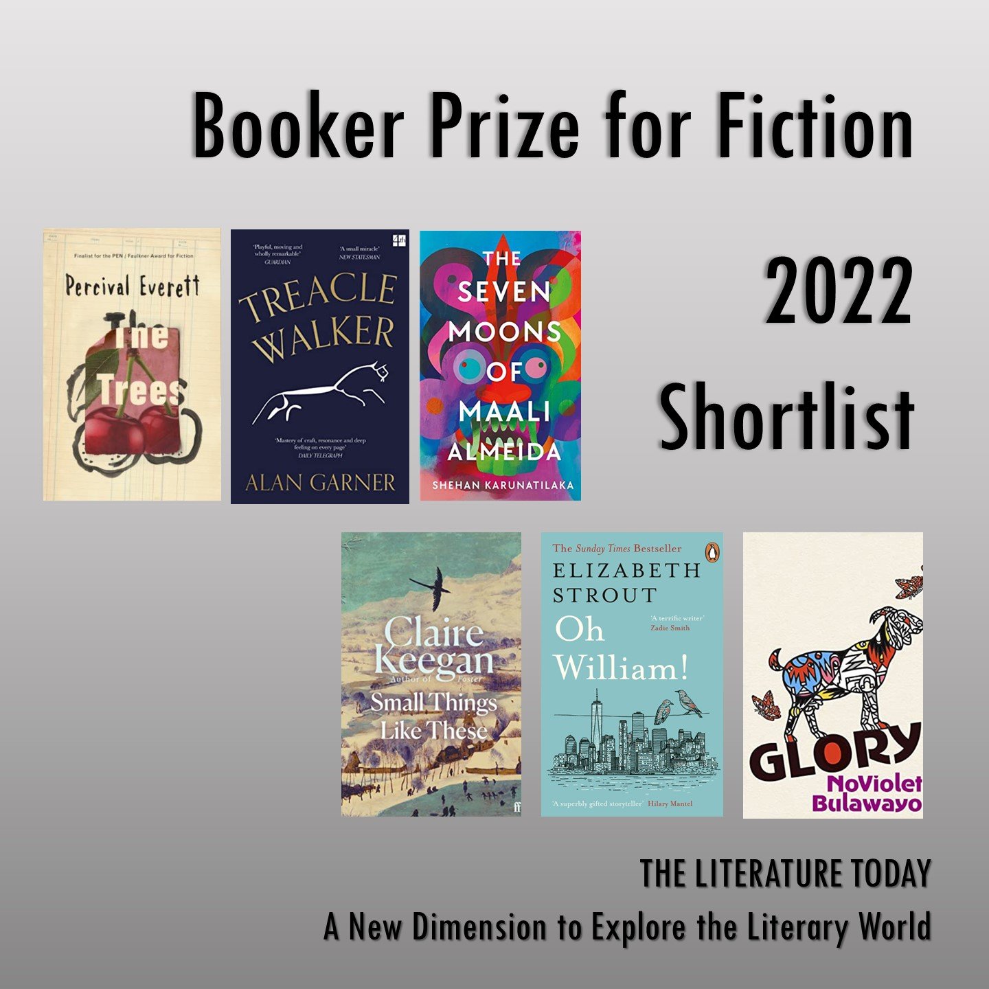 The Shortlist of Novels for This Year's Booker Prize has been Announced