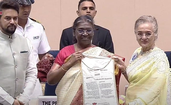 Asha Parekh Conferred Dadasaheb Phalke Award