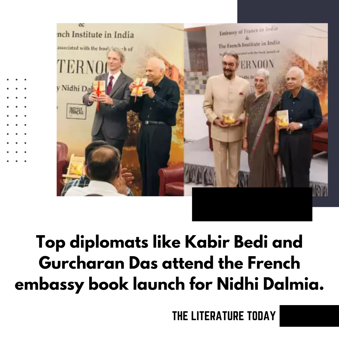 Top diplomats like Kabir Bedi and Gurcharan Das attend the French embassy book launch for Nidhi Dalmia.