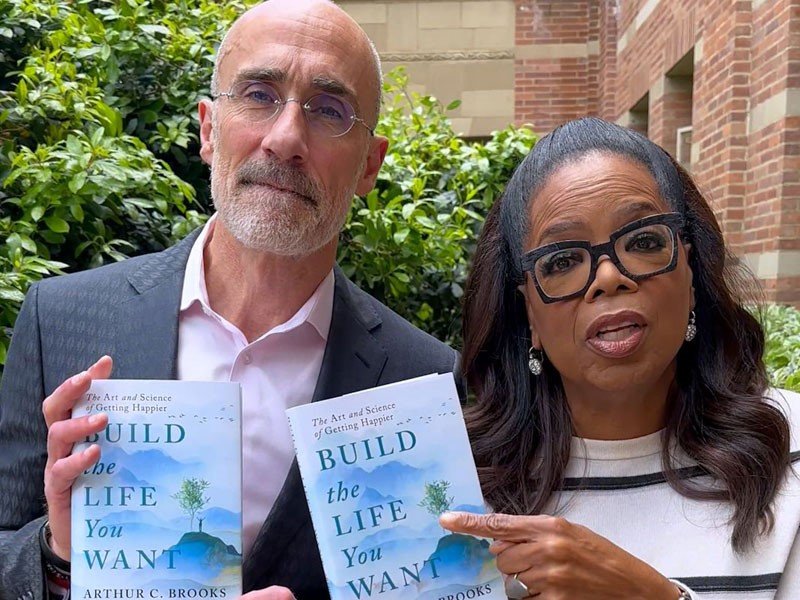 A new book about happiness co-authored by Oprah and Arthur C. Brooks