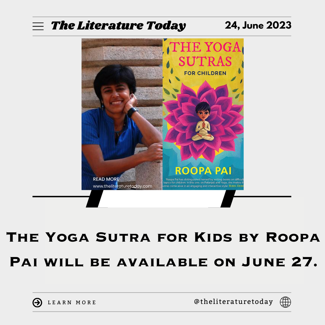 The Yoga Sutra for Kids by Roopa Pai will be available on June 27.