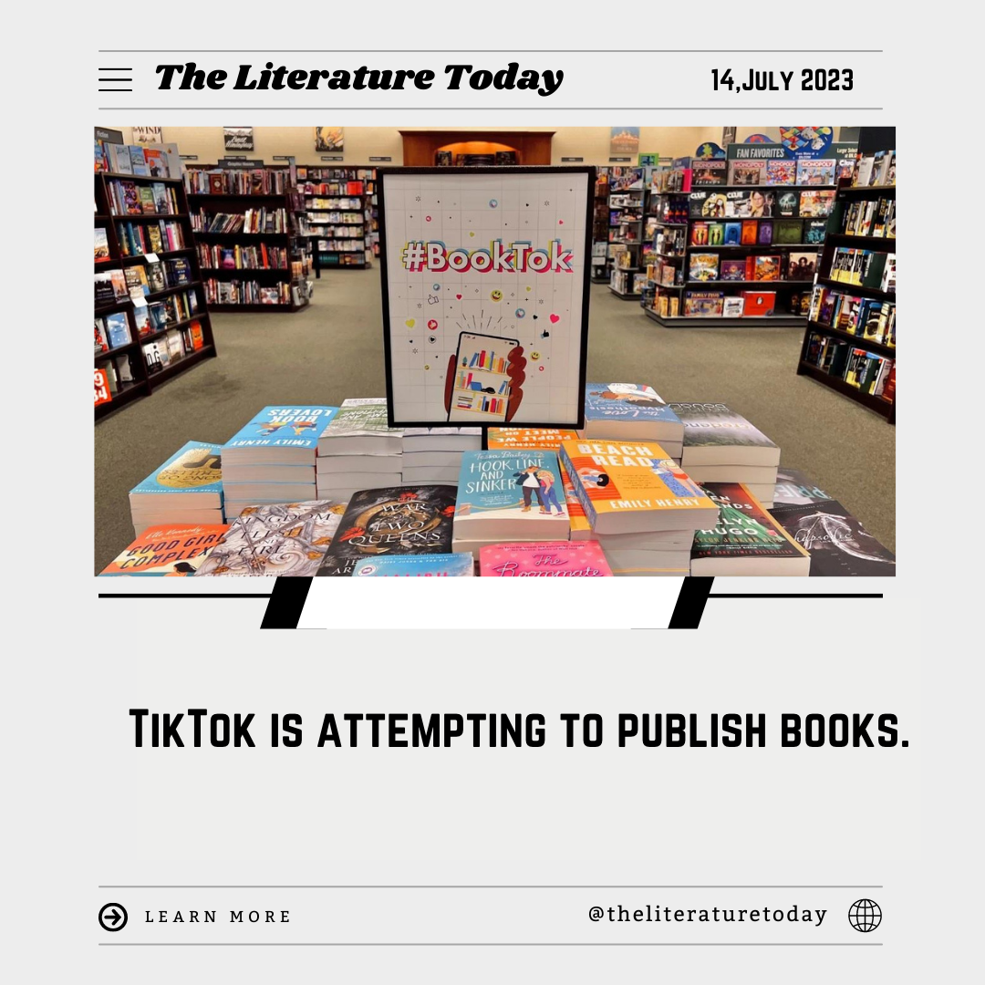 TikTok is attempting to publish books.