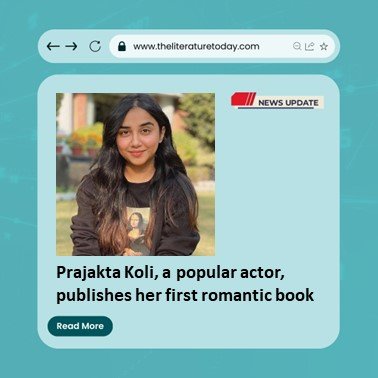 Prajakta Koli, a popular actor, publishes her first romantic book