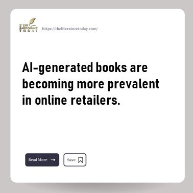 AI-generated books are becoming more prevalent in online retailers.