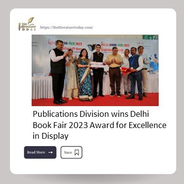 Publications Division wins Delhi Book Fair 2023 Award for Excellence in Display