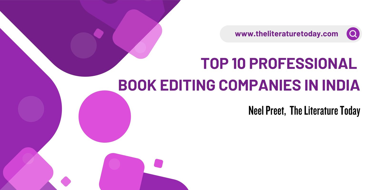 Top 10 Professional Book Editing Companies In India for 2024