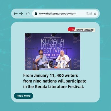 From January 11, 400 writers from nine nations will participate in the Kerala Literature Festival.