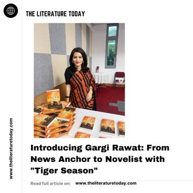 Introducing Gargi Rawat: From News Anchor to Novelist with "Tiger Season"