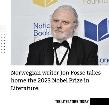 Norwegian writer Jon Fosse takes home the 2023 Nobel Prize in Literature.