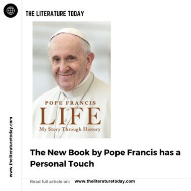 The New Book by Pope Francis has a Personal Touch
