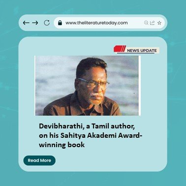 Devibharathi, a Tamil author, on his Sahitya Akademi Award-winning book