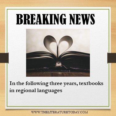 In the following three years, textbooks in regional languages