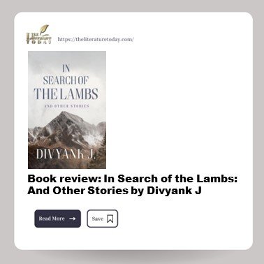 Book review: In Search of the Lambs: And Other Stories by Divyank J