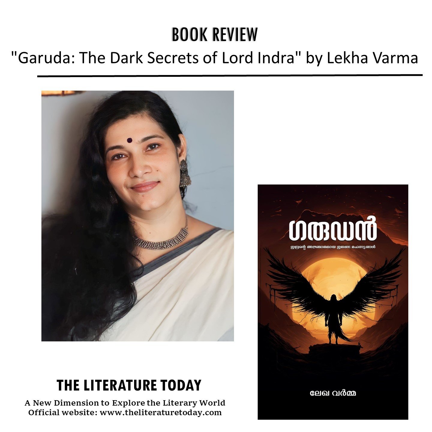 The Malayalam Edition of "Garuda: The Dark Secrets of Lord Indra" by Lekha Varma