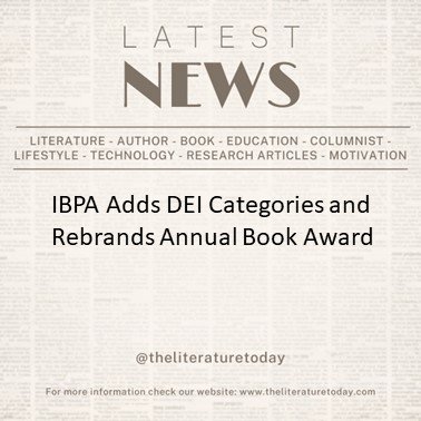 IBPA Adds DEI Categories and Rebrands Annual Book Award