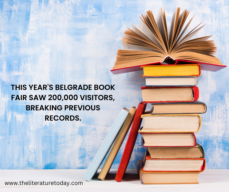 This year's Belgrade Book Fair saw 200,000 visitors, breaking previous records.