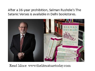 After a 36-year prohibition, Salman Rushdie's The Satanic Verses is available in Delhi bookstores.