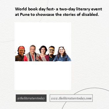 World book day fest- a two-day literary event at Pune to showcase the stories of disabled.