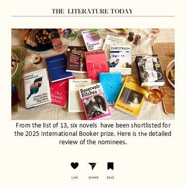 From the list of 13, six novels  have been shortlisted for the 2025 International Booker prize. Here is the detailed review of the nominees.