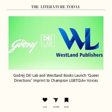 Godrej DEI Lab and Westland Books Launch ‘Queer Directions’ Imprint to Champion LGBTQIA+ Voices
