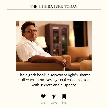 The eighth book in Ashwin Sanghi’s Bharat Collection promises a global chase packed with secrets and suspense