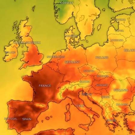 Europe Battles Historic Heatwave as Temperatures Reach Record Highs