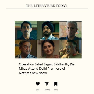 Operation Safed Sagar: Siddharth, Dia Mirza Attend Delhi Premiere of Netflix’s new show