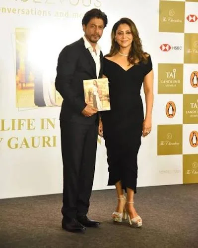 In Mumbai, Shah Rukh Khan releases his wife Gauri Khan's latest book, "My Life in Design."