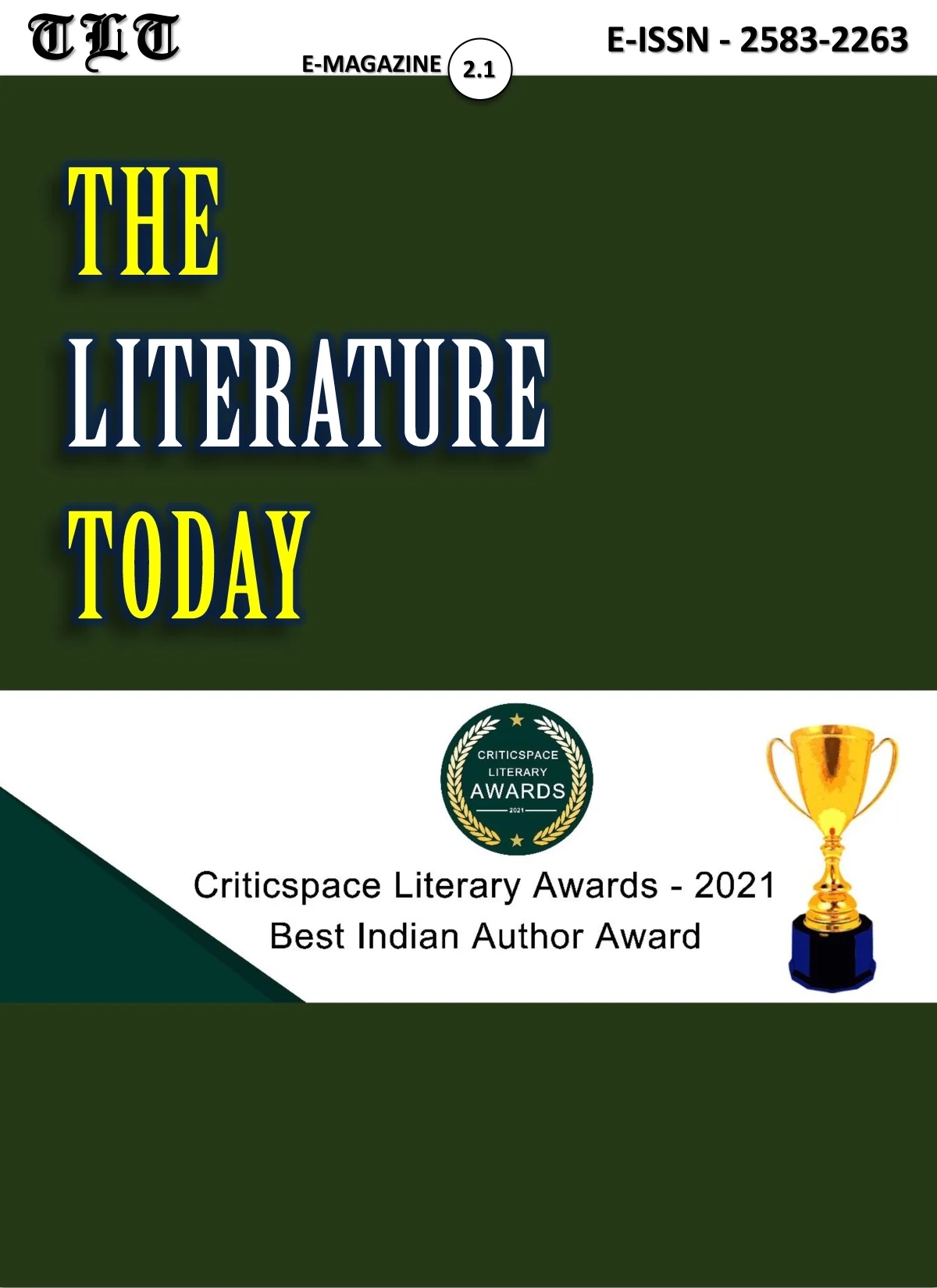 Vol 2, Issue 1: TLT 2022 January