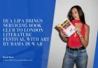 Dua Lipa Brings Service95 Book Club to London Literature Festival with Art by Rama Duwaji