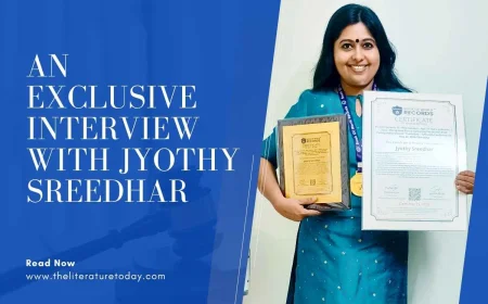 An Exclusive Interview with Jyothy Sreedhar