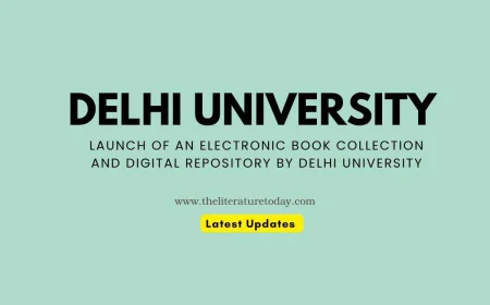 Launch of an electronic book collection and digital repository by Delhi University