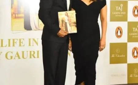 In Mumbai, Shah Rukh Khan releases his wife Gauri Khan's latest book, "My Life in Design."